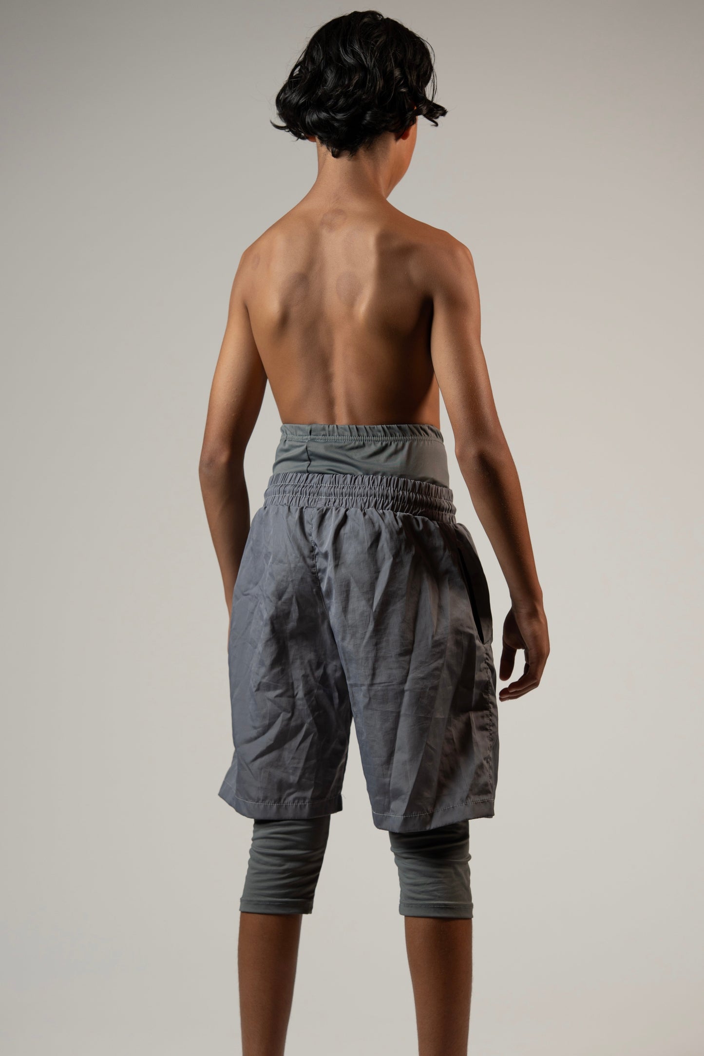 Awrah Cover Shorts - Gray