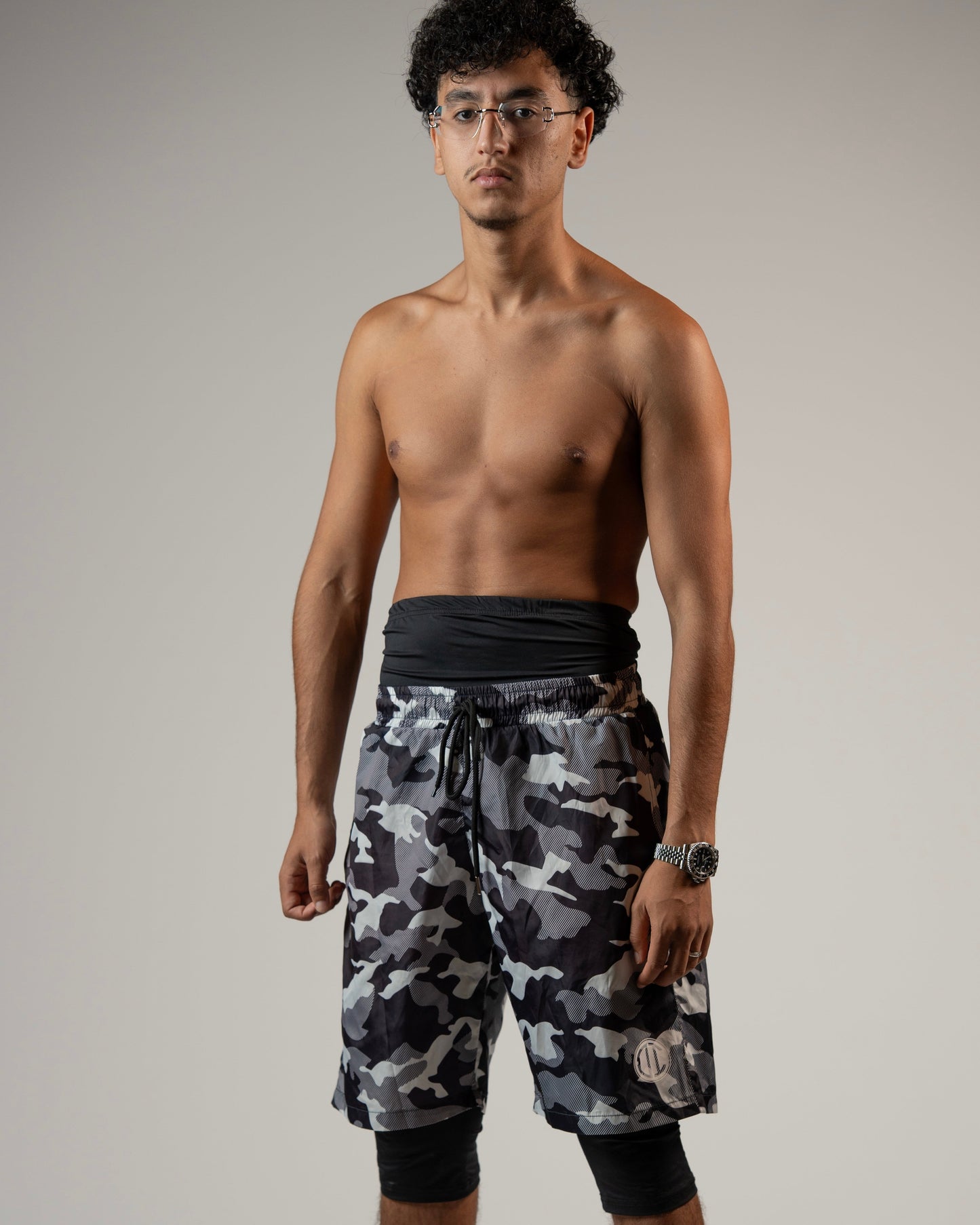 Awrah Cover Shorts - Camouflage