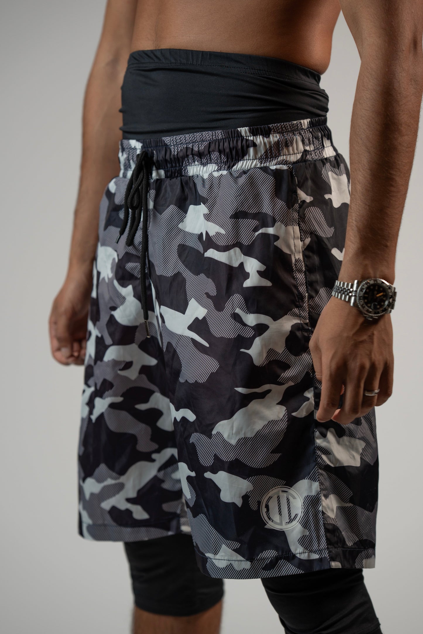 Awrah Cover Shorts - Camouflage