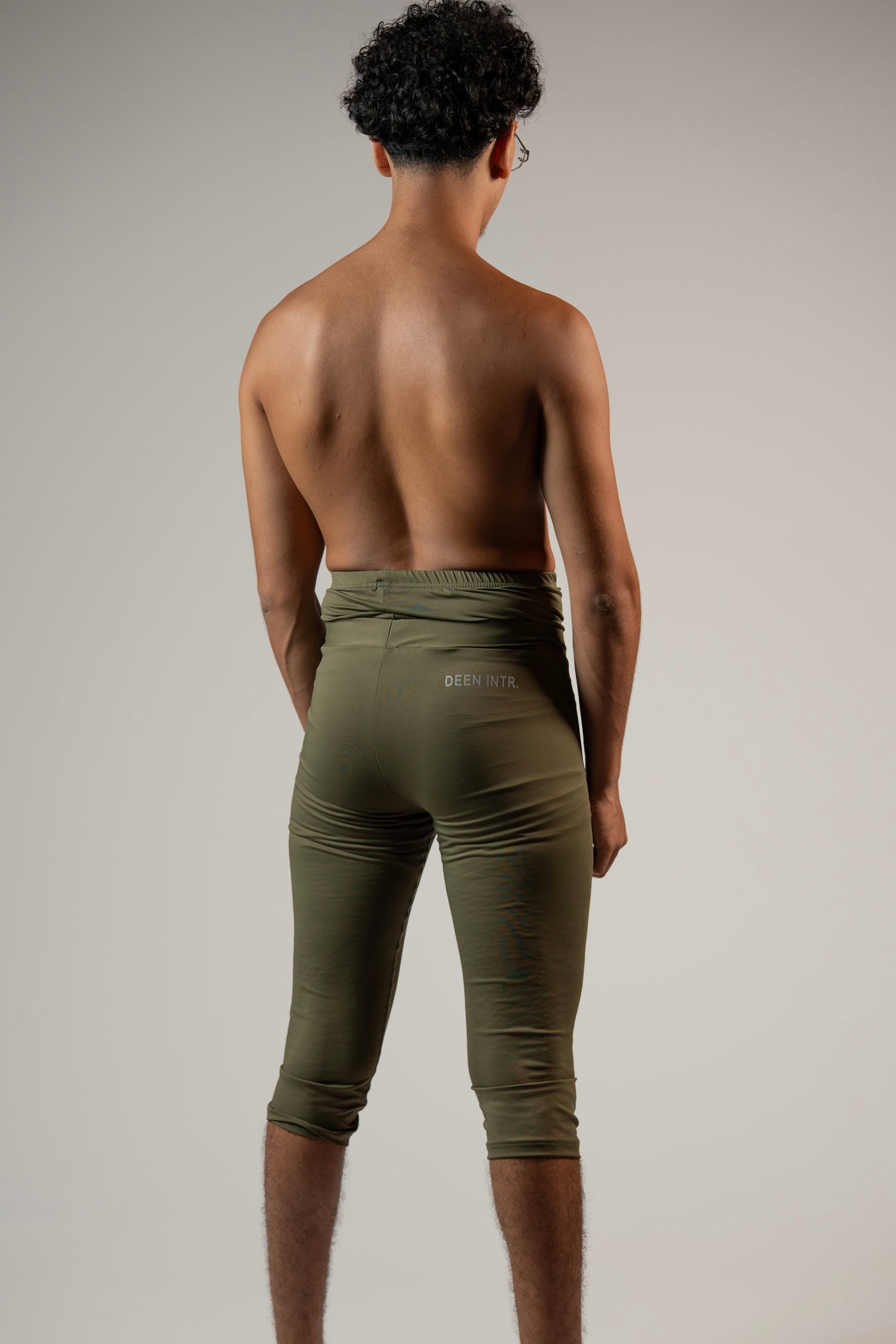 Awrah Cover Leggings - Olive Green
