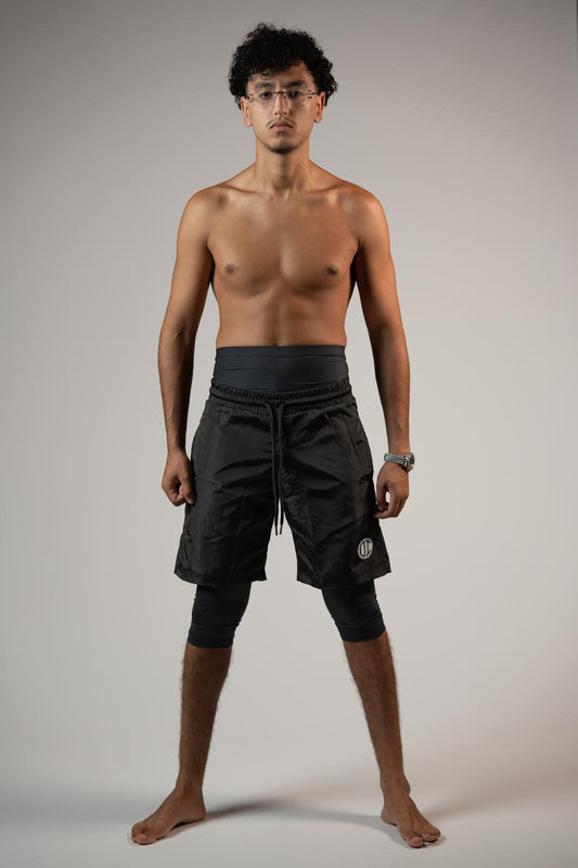 Awrah Cover Shorts - Black